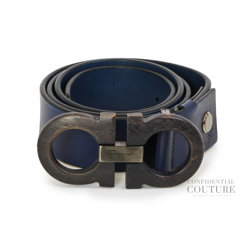 & Adjustable Gancini Belt