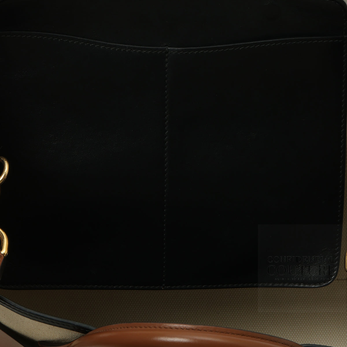 Beige/Tan Medium Cotton Canvas Triple Stud Belt Bag