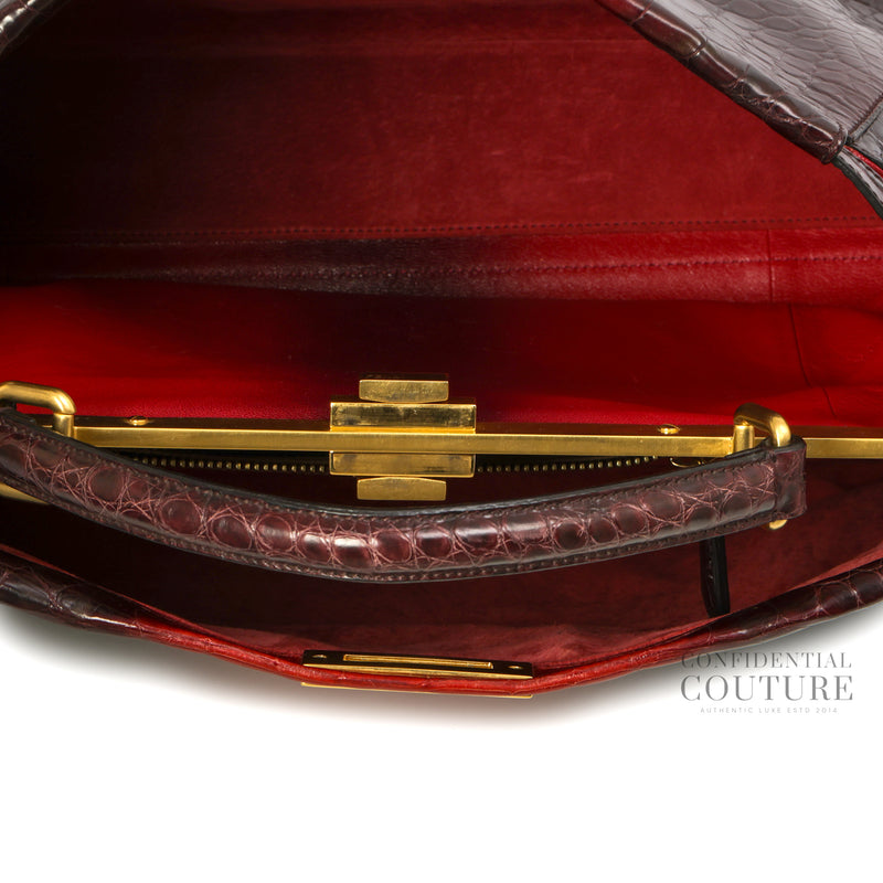 Iconic Peekaboo Tie and Dye Rogue Crocodile Large Bag
