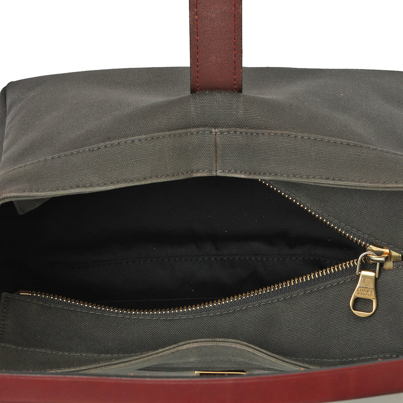 Loewe canvas leather trimmed shoulder bag one size price india