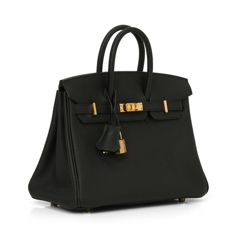 Sac Birkin 25 Veau Togo Noir