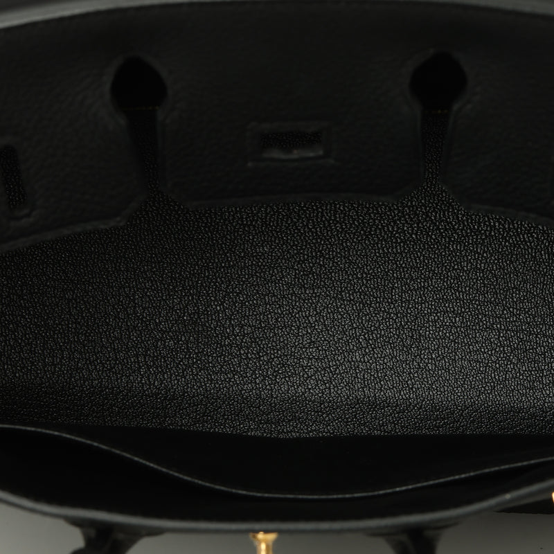 Sac Birkin 25 Veau Togo Noir