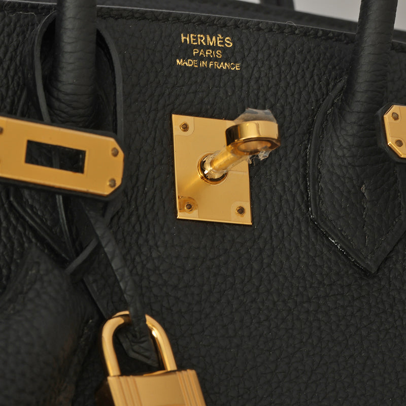 Sac Birkin 25 Veau Togo Noir