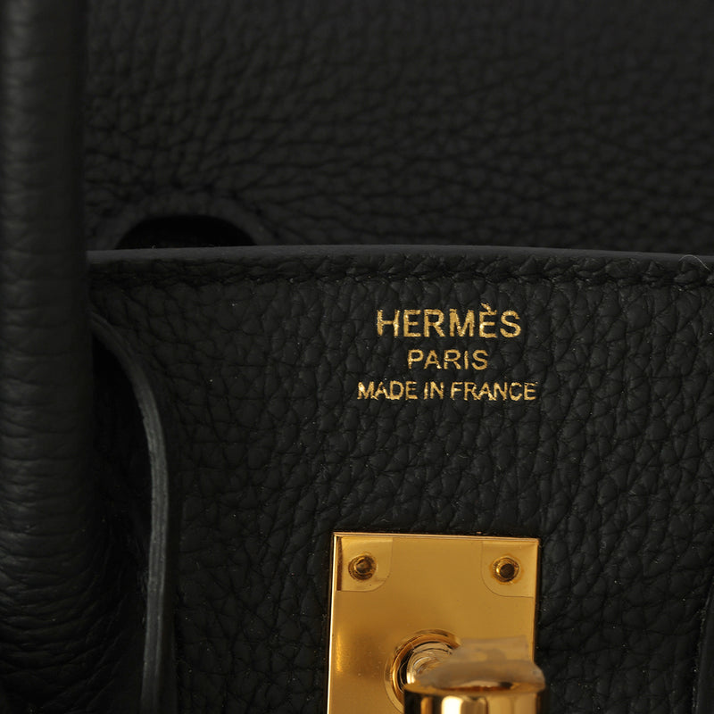 Sac Birkin 25 Veau Togo Noir