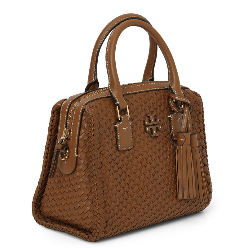 Pre loved Tory Burch Thea Woven web small