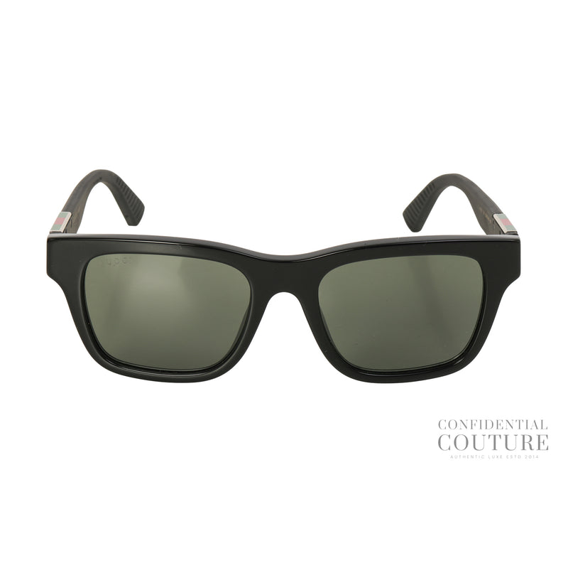 GG Square Frame Black Sunglasses 2089S