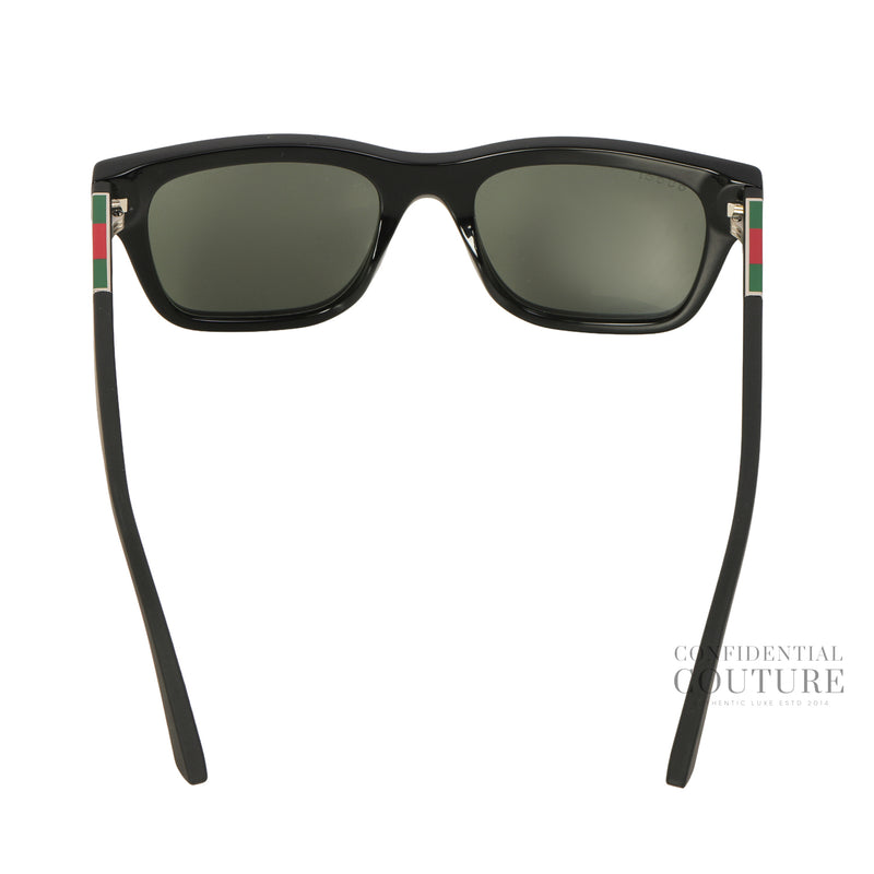 GG Square Frame Black Sunglasses 2089S