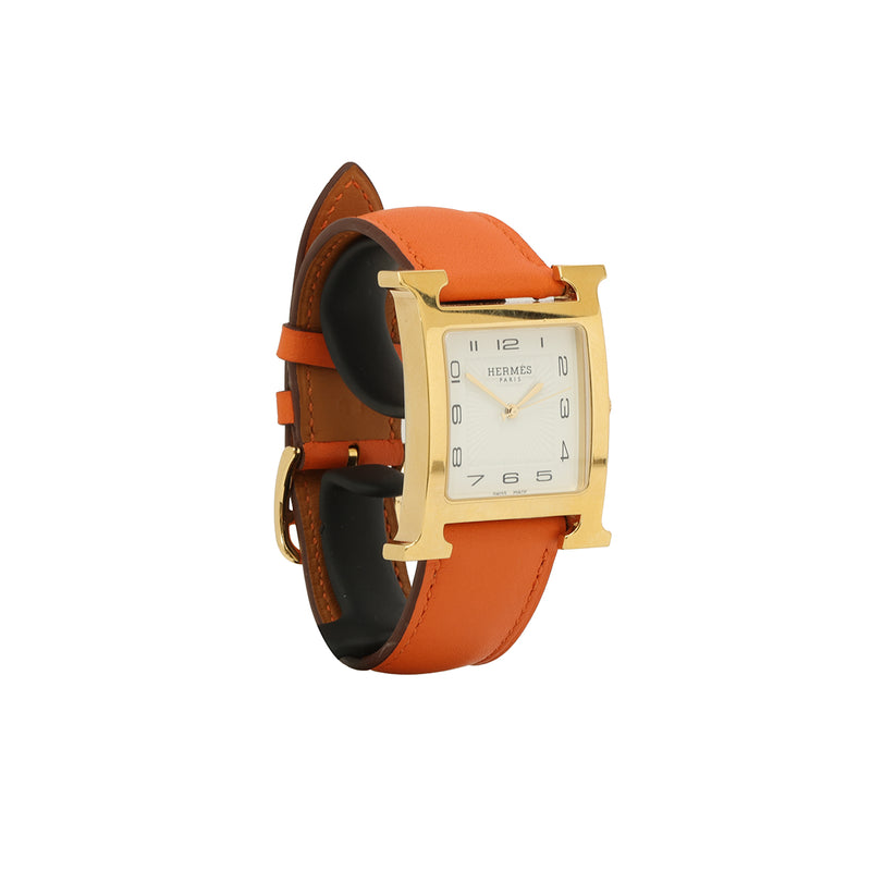 Women hermes heure h watch medium model 34mm