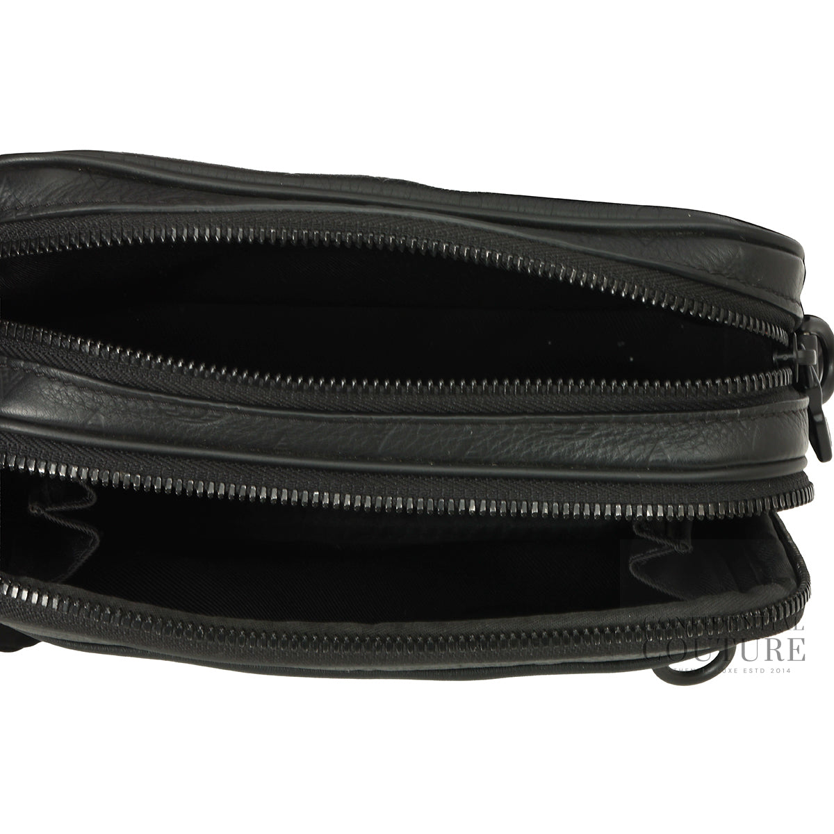 Alpha Wearable Wallet Monogram Shadow Leather Black Crossbody