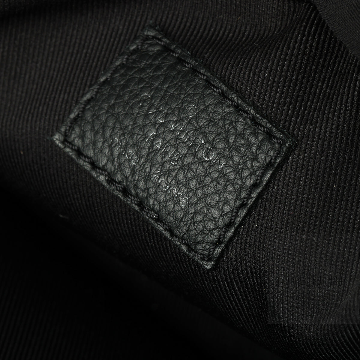 Alpha Wearable Wallet Monogram Shadow Leather Black Crossbody