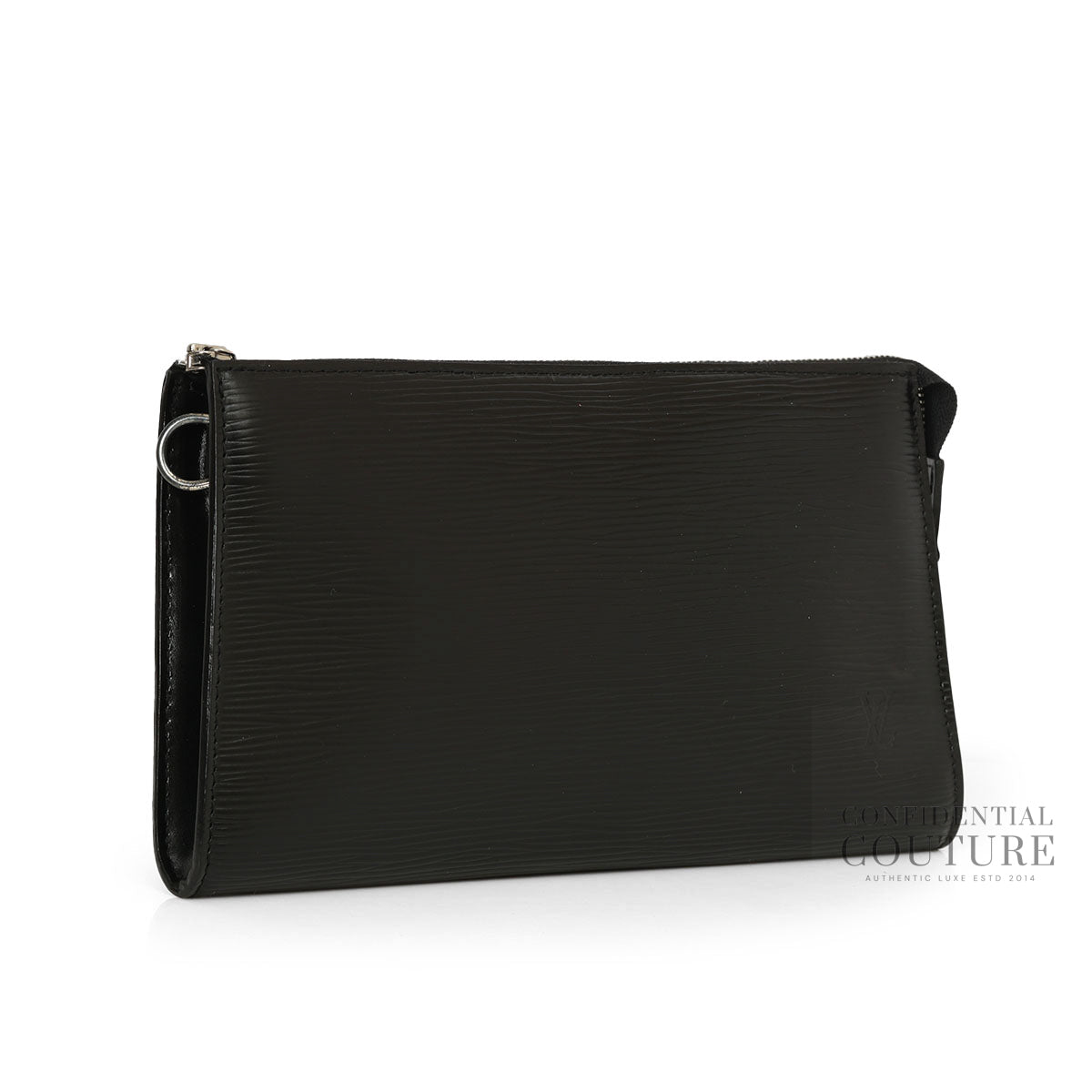Black Epi Leather Pochette Accessoires Without Strap