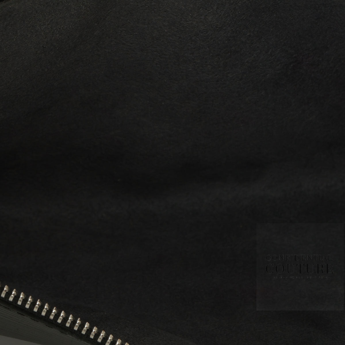 Black Epi Leather Pochette Accessoires Without Strap