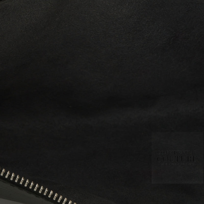 Black Epi Leather Pochette Accessoires Without Strap