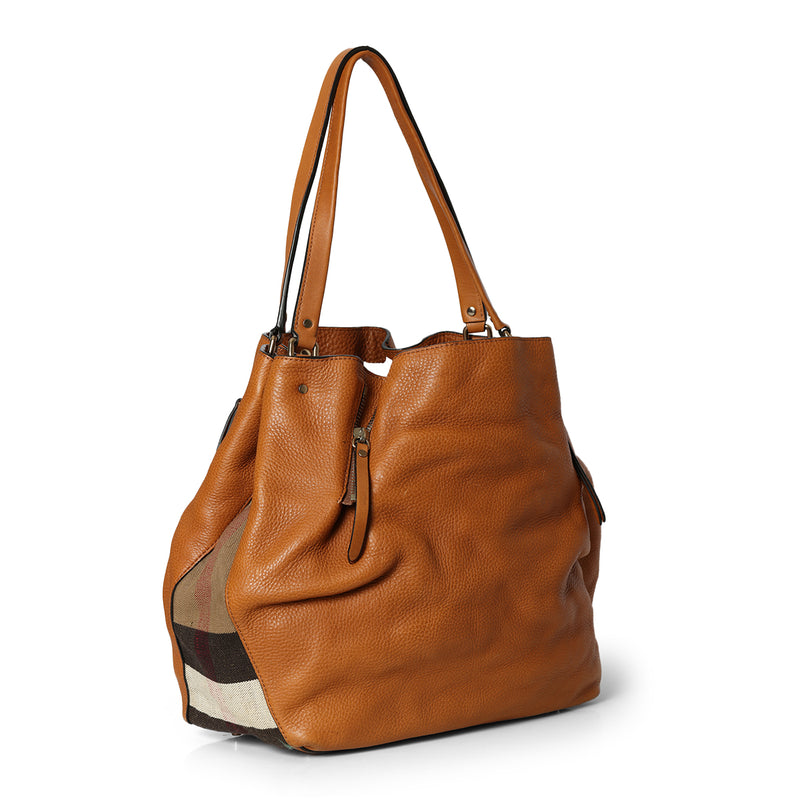 Burberry tan medium maidstone tote bag sale