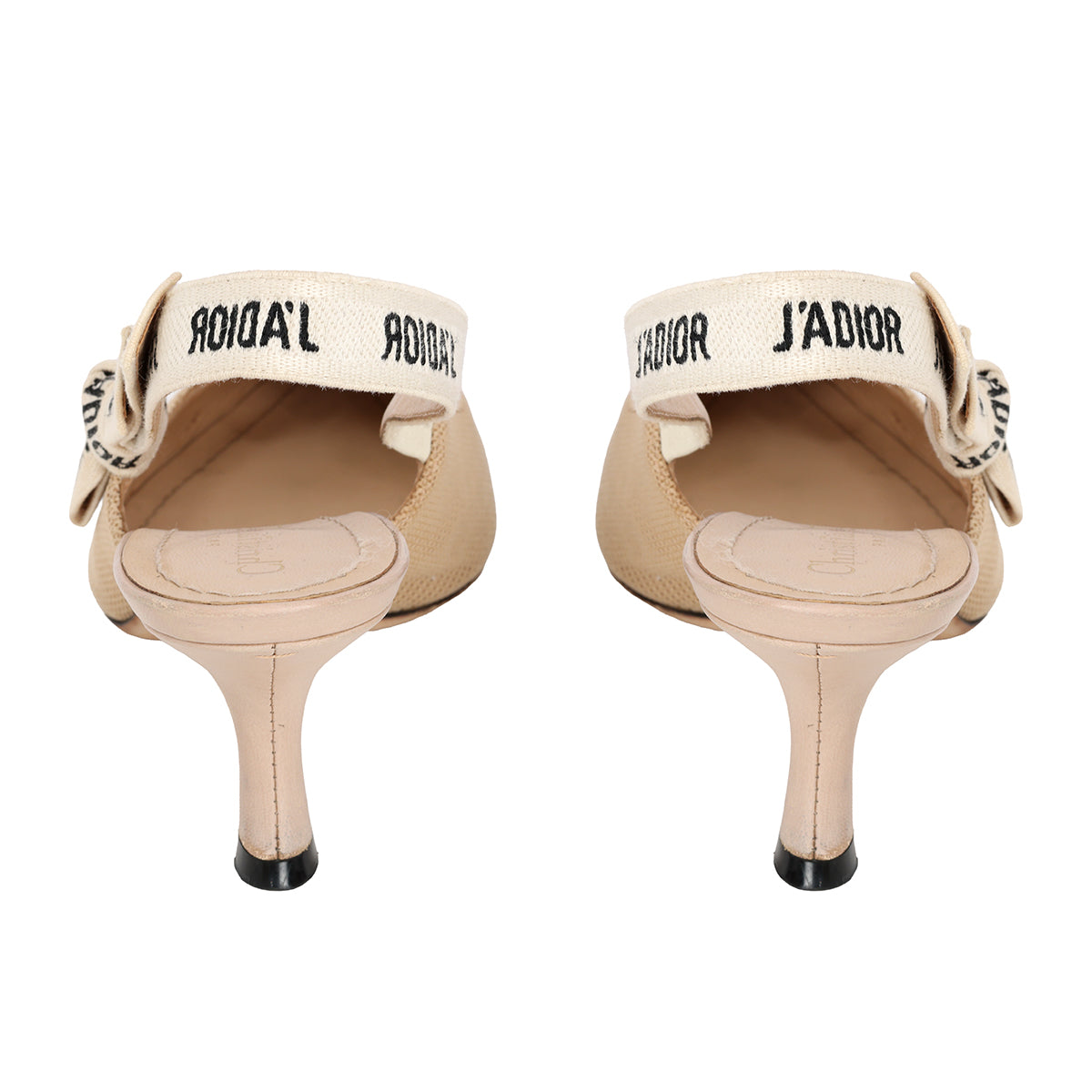 J'Adior Slingback Pumps Nude Technical Fabric 36.5