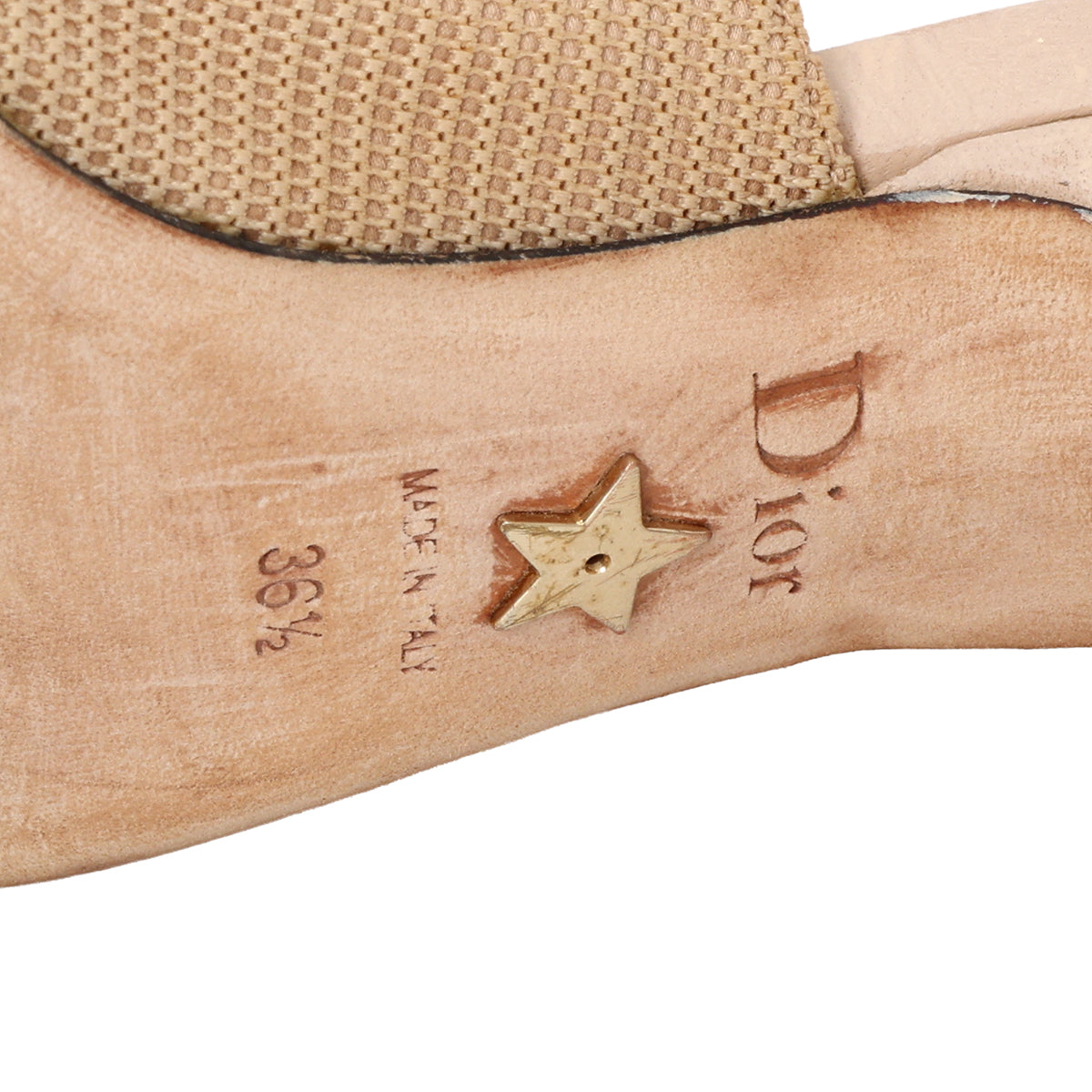 J'Adior Slingback Pumps Nude Technical Fabric 36.5