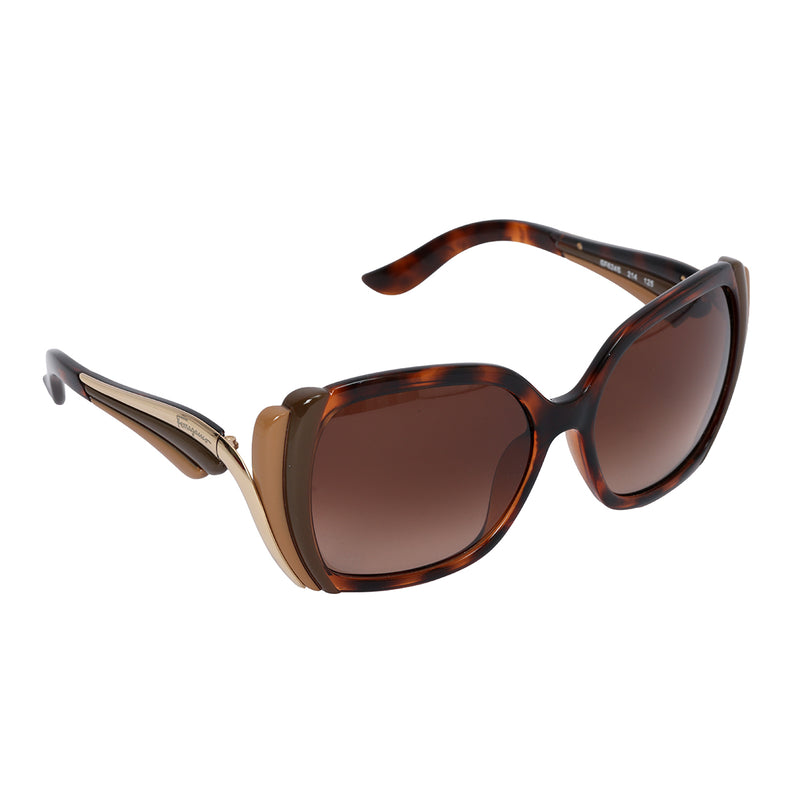 Women pre loved salvatore ferragamo sf624s 214 125 sunglasses
