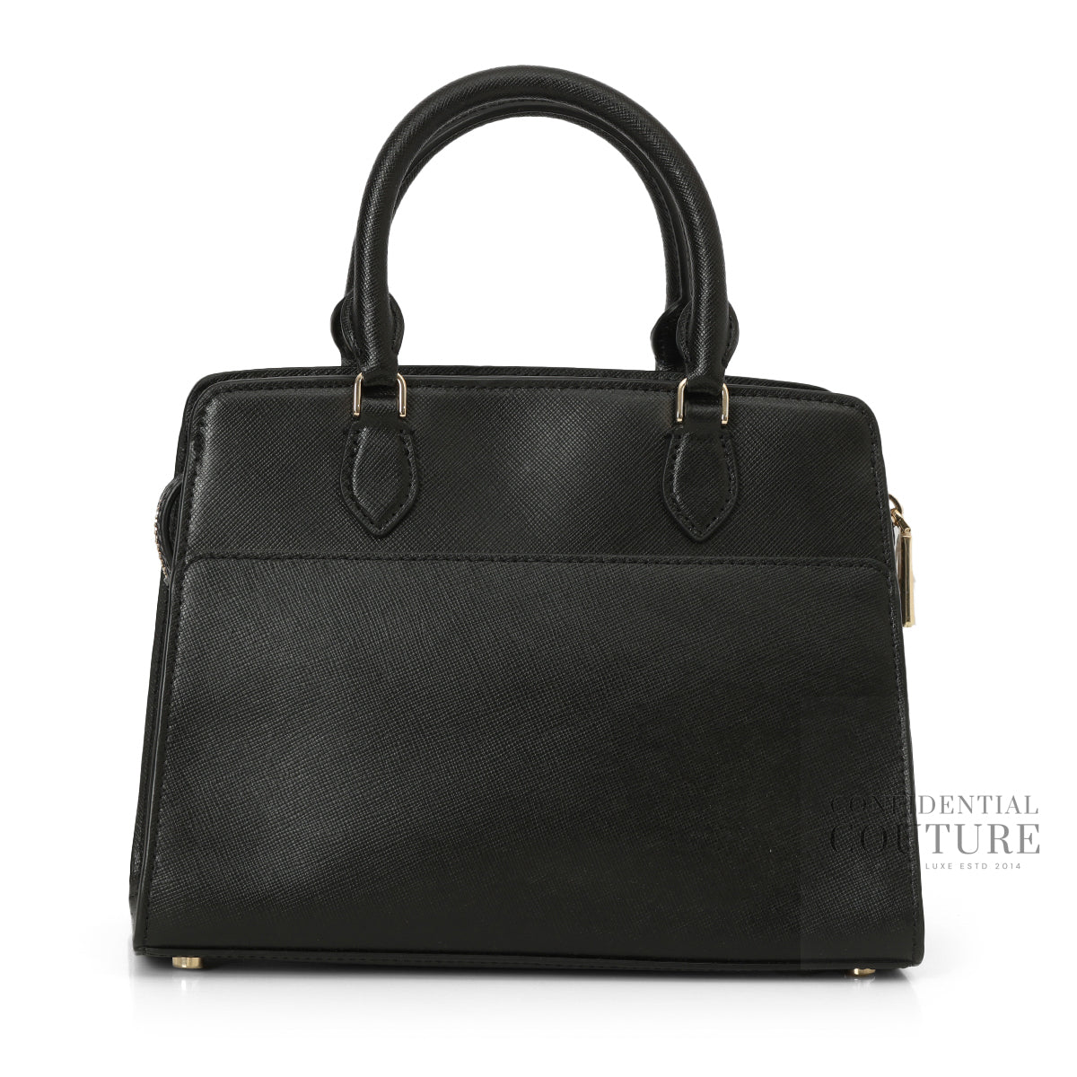Black Madison Small Satchel Bag
