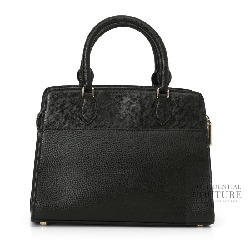 Black Madison Small Satchel Bag