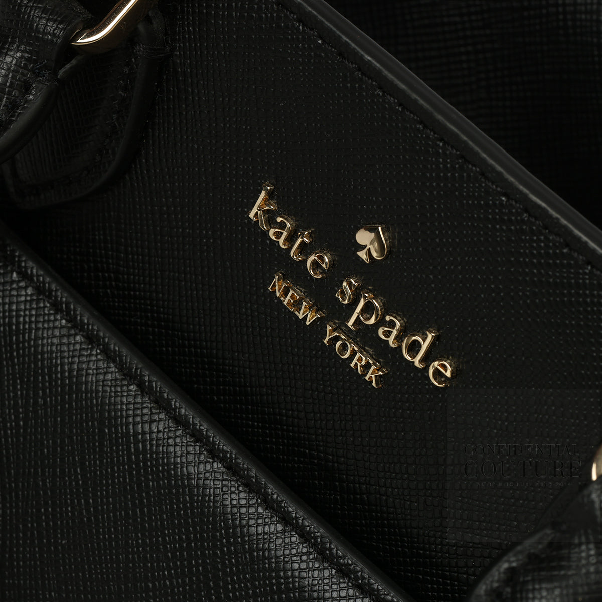 Black Madison Small Satchel Bag