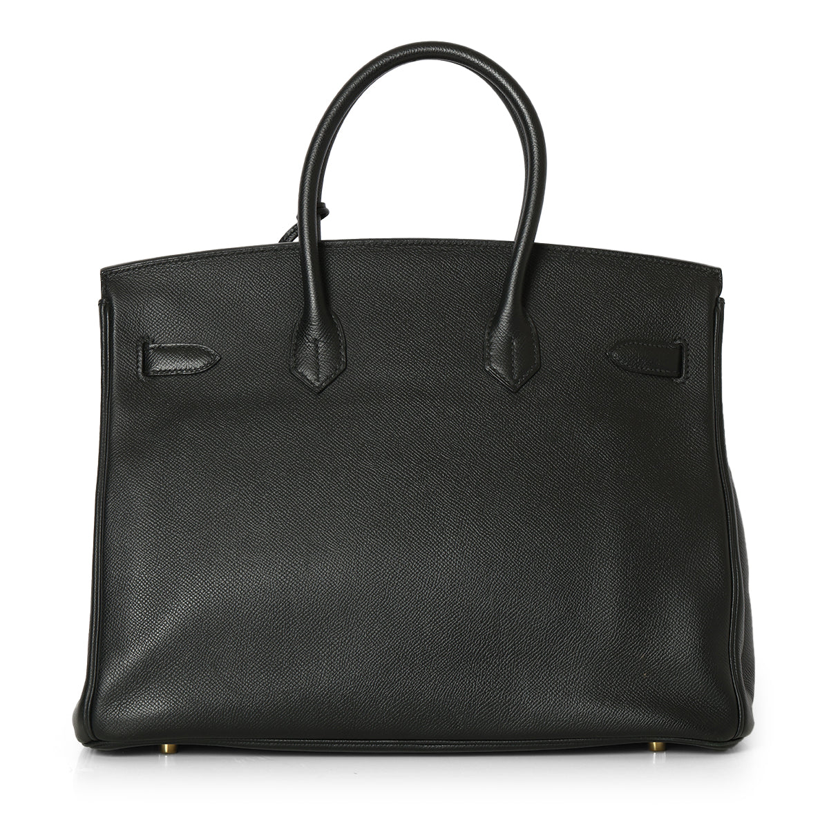 Birkin 35 Noir with Gold Hardware In Epsom Leather- Stamp A