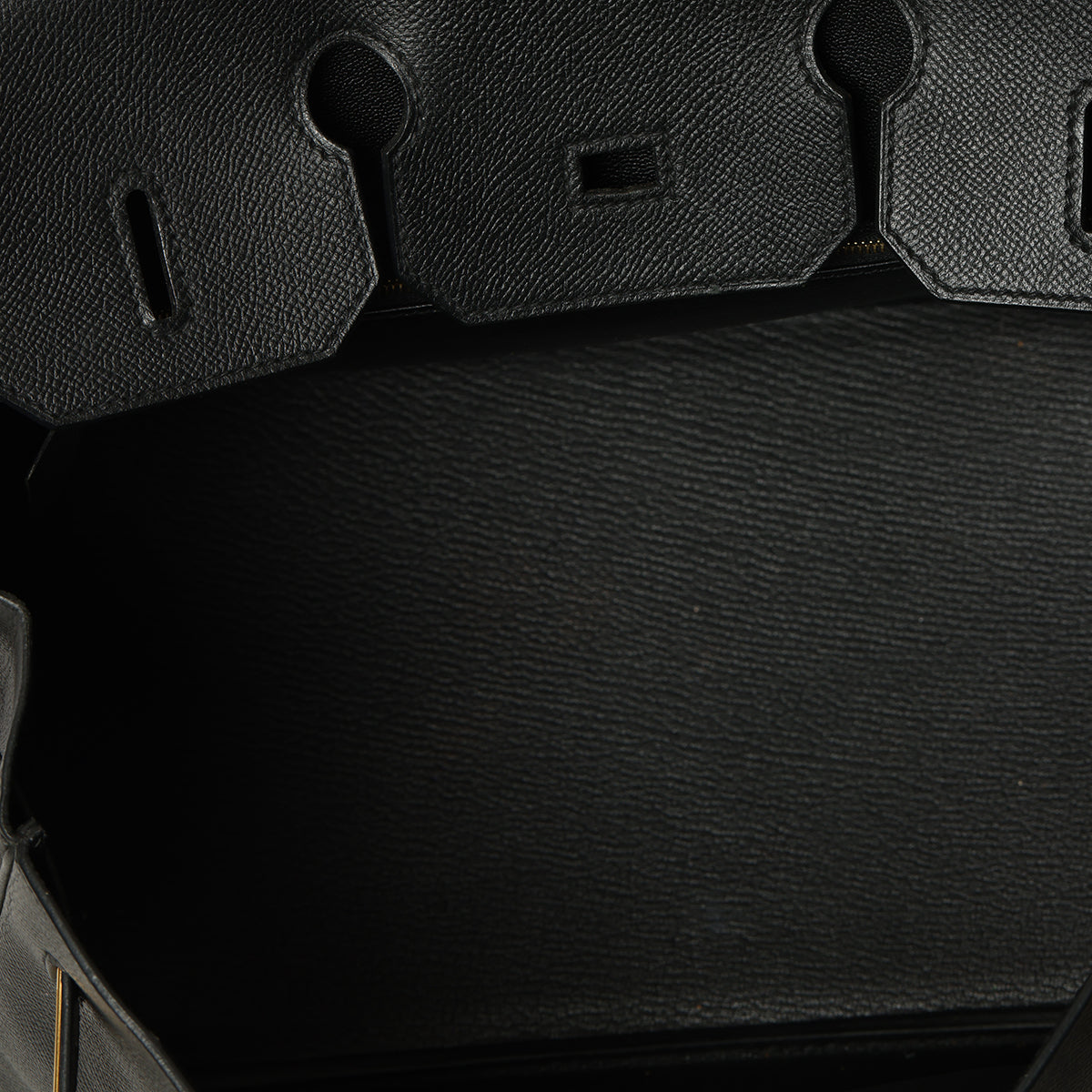 Birkin 35 Noir with Gold Hardware In Epsom Leather- Stamp A