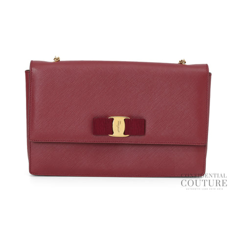 Wine Ginny Vara Crossbody Bag