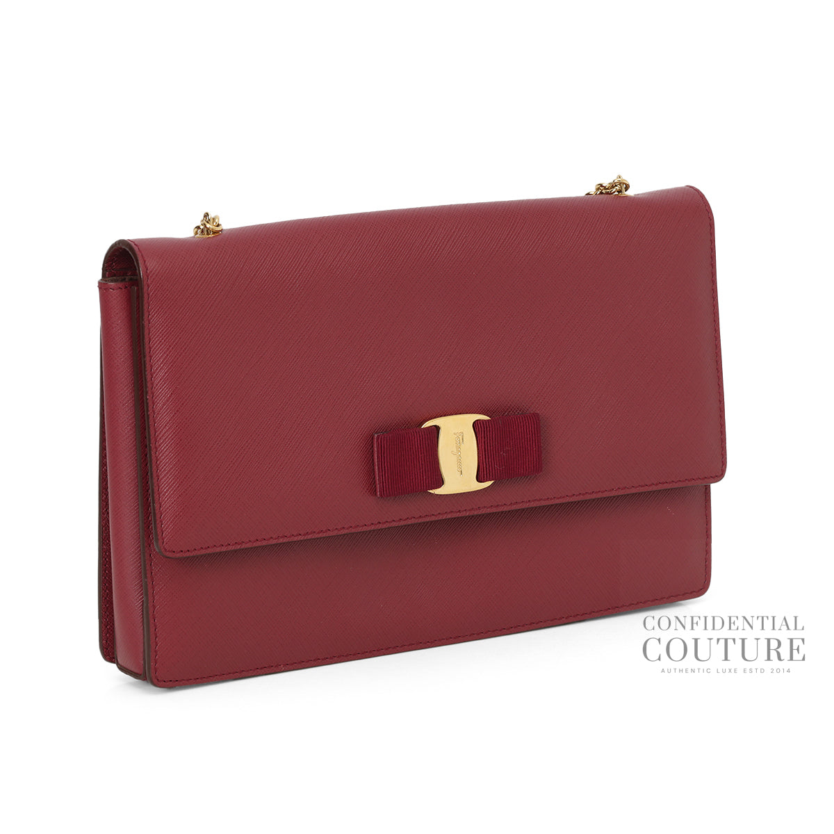 Wine Ginny Vara Crossbody Bag