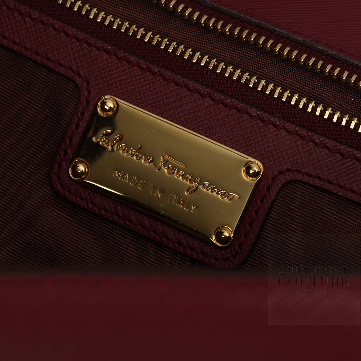 Wine Ginny Vara Crossbody Bag