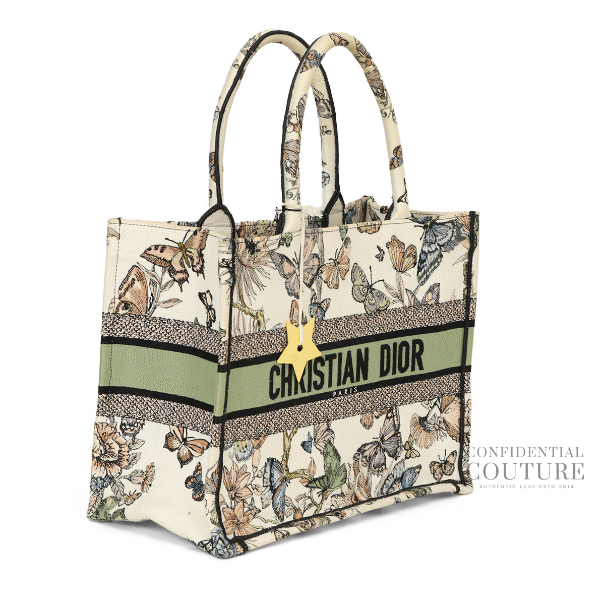 Multicolor Medium Toile de Jouy Mexico Book Tote