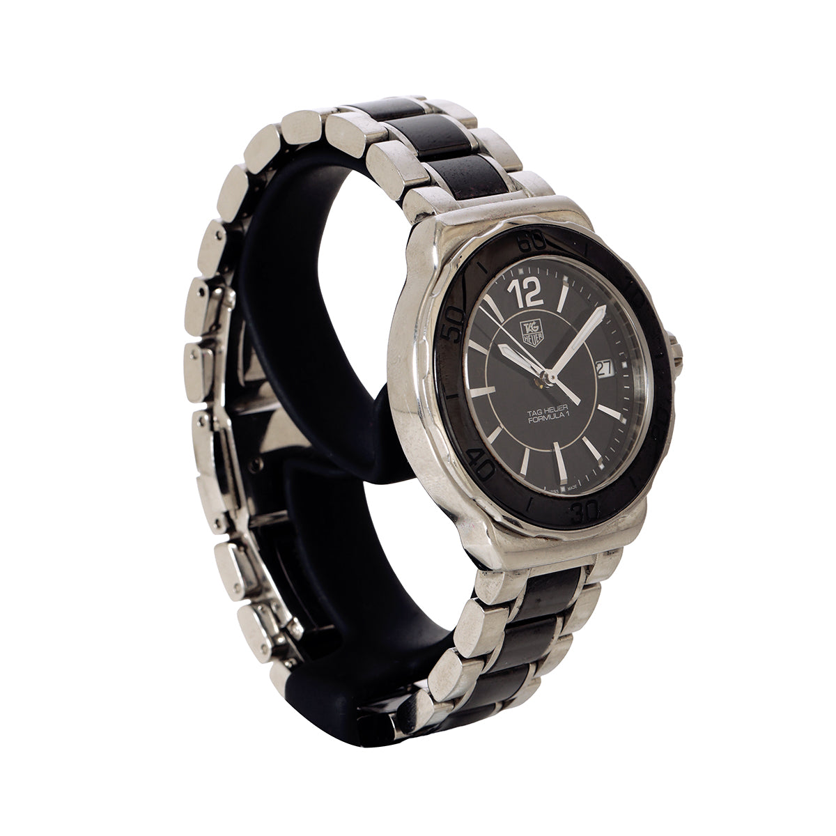 Formula 1 Black, SilverQuartz, 37 mm, Steel & Ceramic Watch