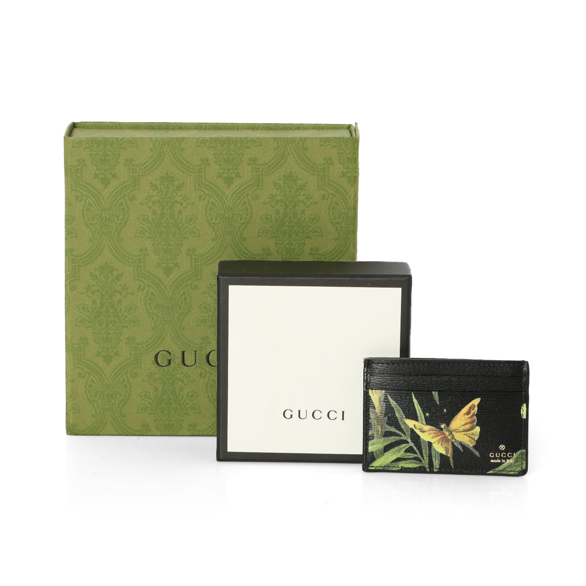 Leather Tropical Card Holder