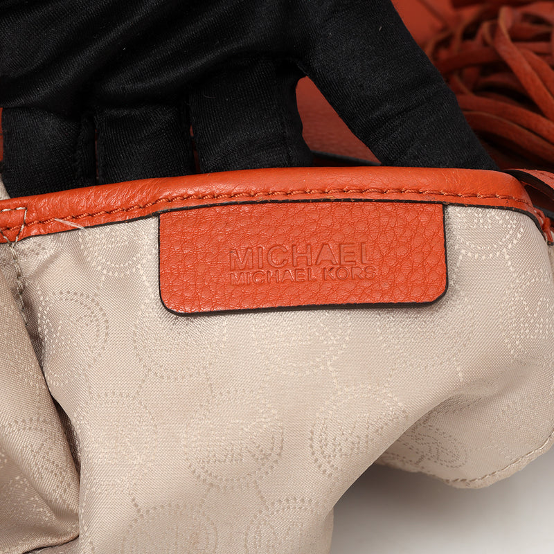Pre-loved Michael Kors Brick Bedford Medium Hobo Bag