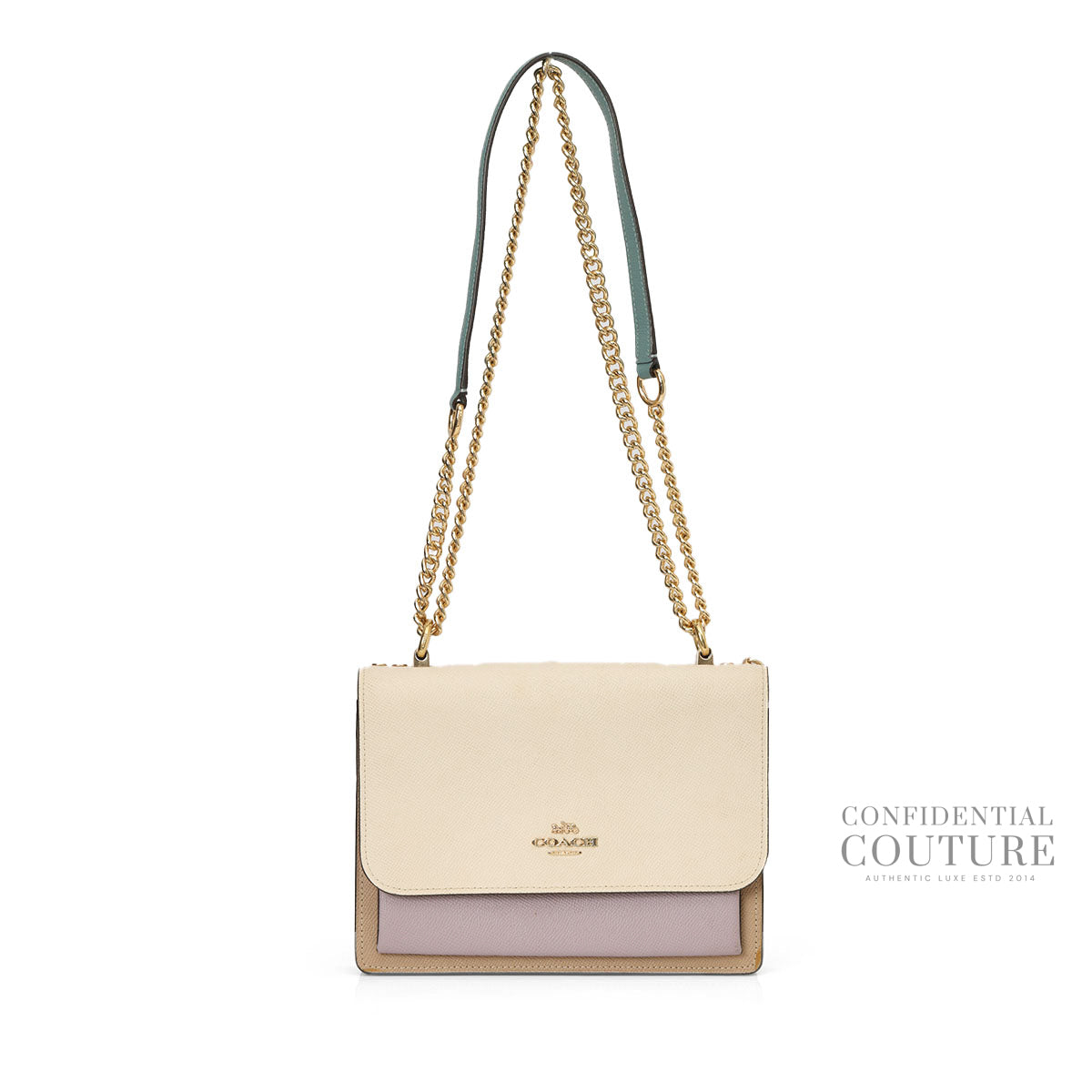 Klare Multi-colour Medium Crossbody With Rivets