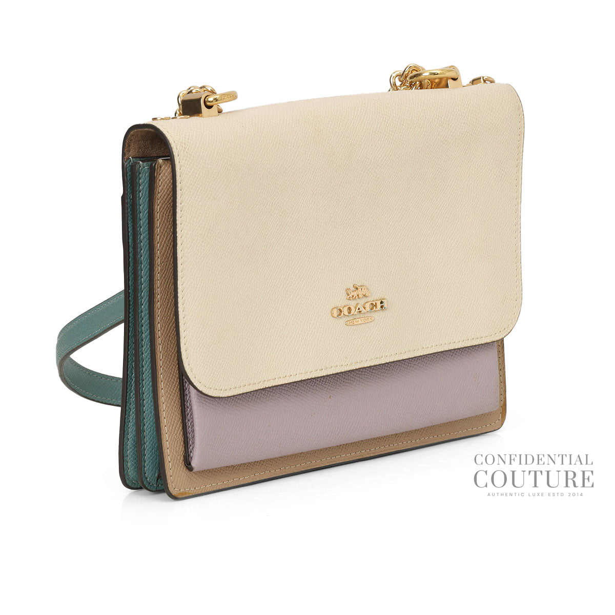Klare Multi-colour Medium Crossbody With Rivets