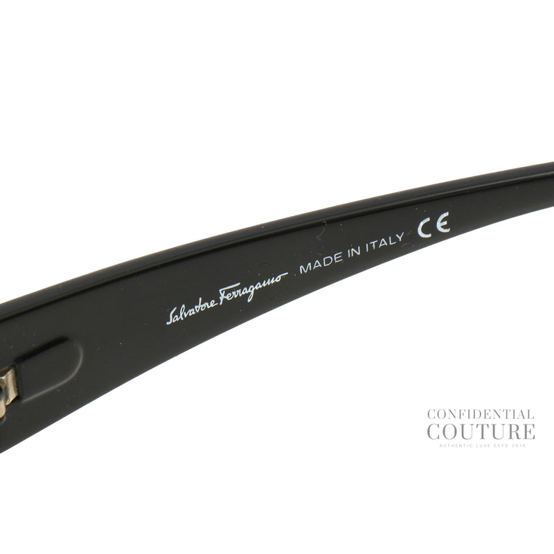 Mask Black Frame Sunglasses
