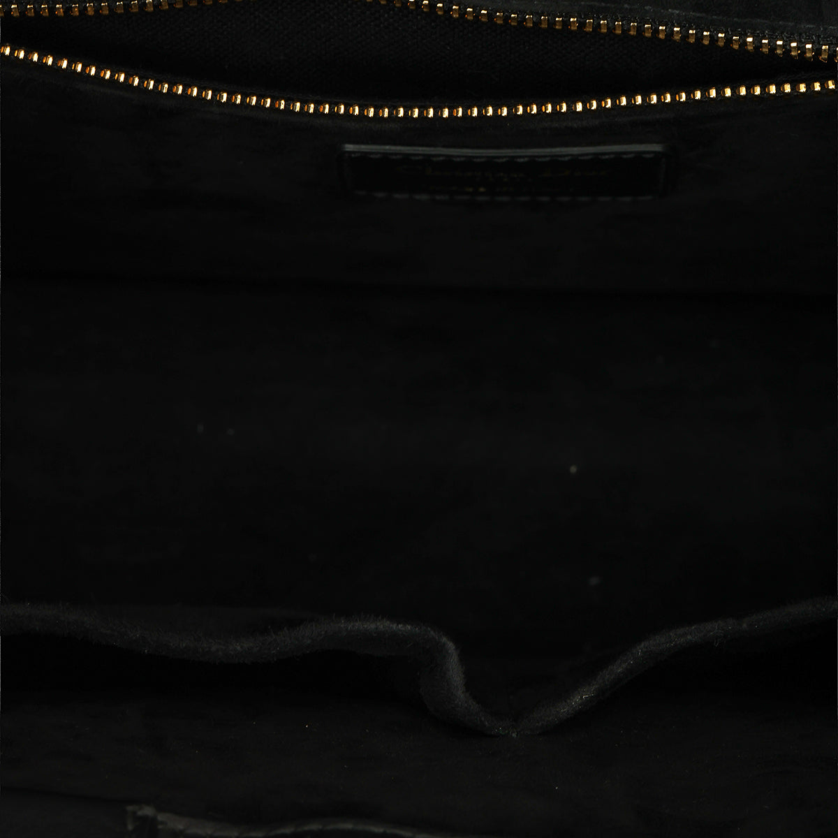 Black Small Microcannage Leather Book Tote