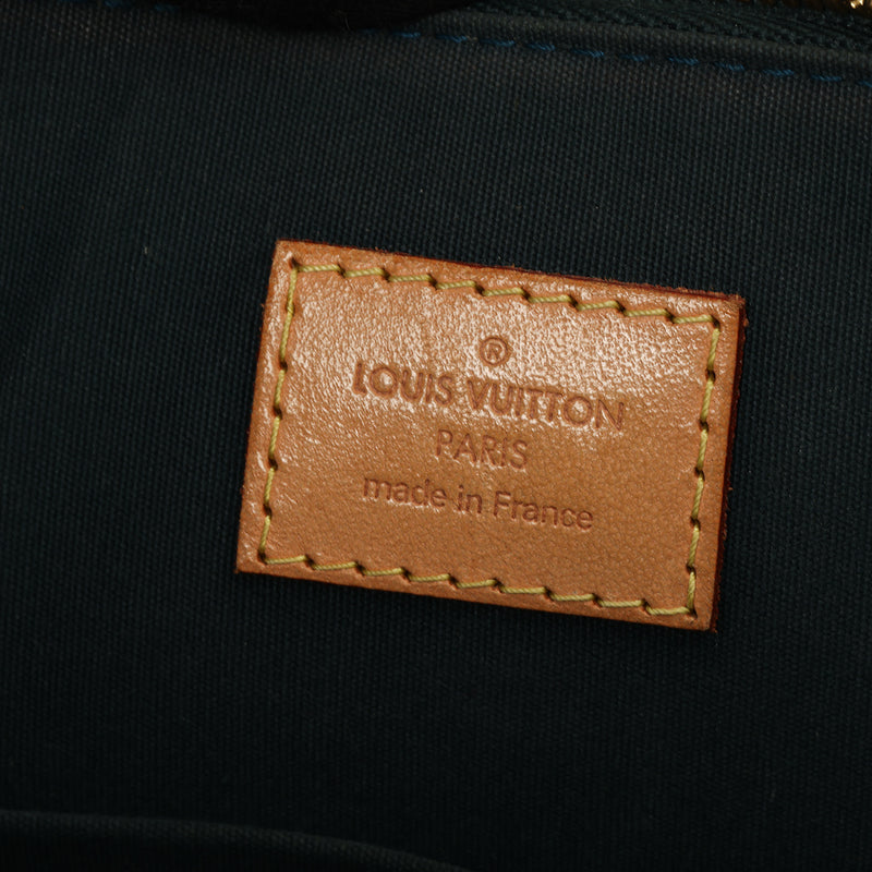 Women louis vuitton green vernis alma pm bag sale