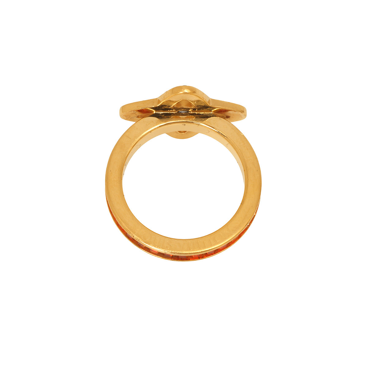 Gold-Plated Berge Eye Candy Rhinestone Ring M