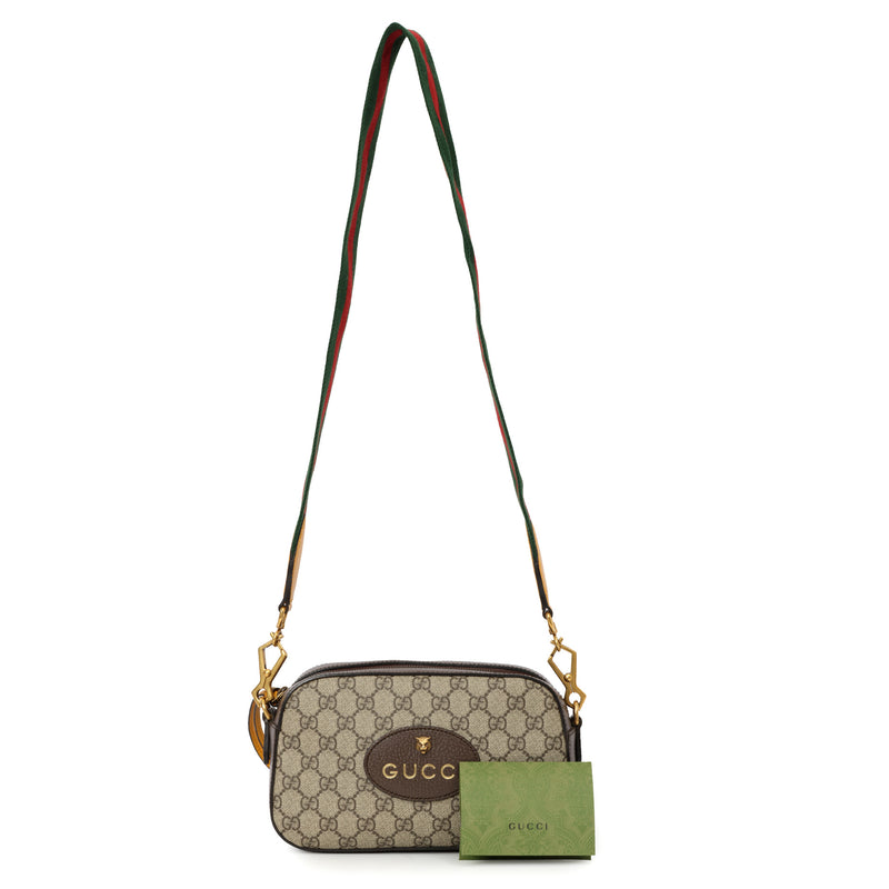 Beige/Brown GG Supreme Neo Vintage Messenger Bag