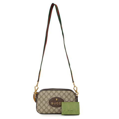 Beige/Brown GG Supreme Neo Vintage Messenger Bag