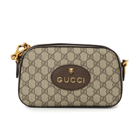 Beige/Brown GG Supreme Neo Vintage Messenger Bag