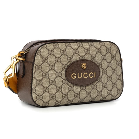 Beige/Brown GG Supreme Neo Vintage Messenger Bag