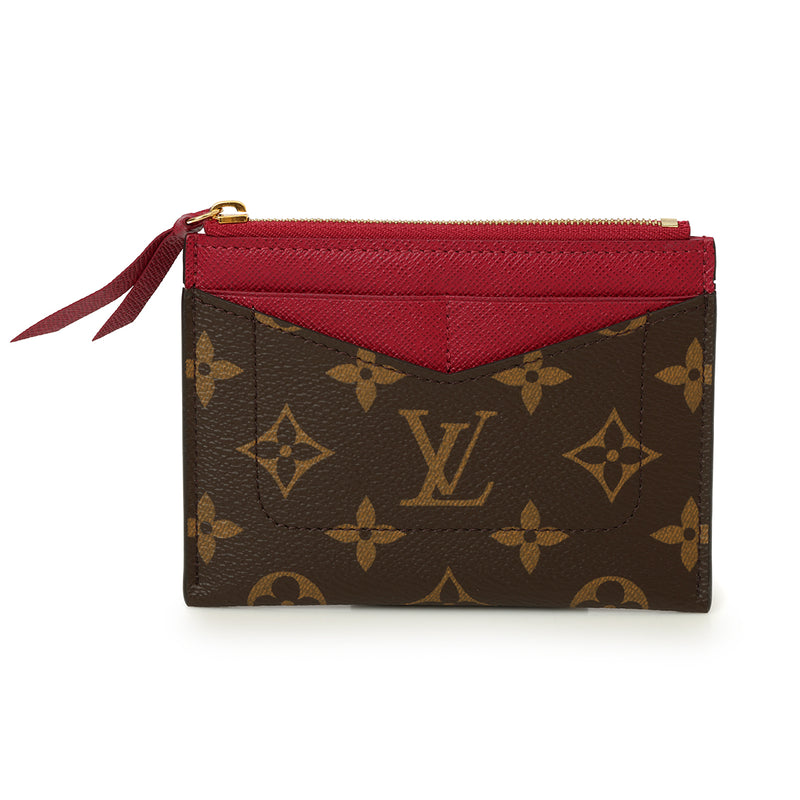 Monogram Zipped Cardholder One Size