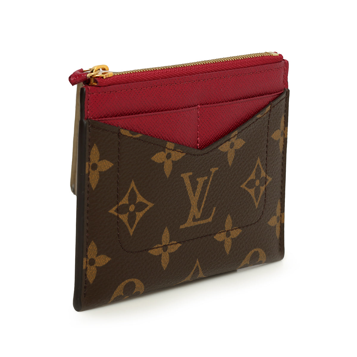 Monogram Zipped Cardholder One Size