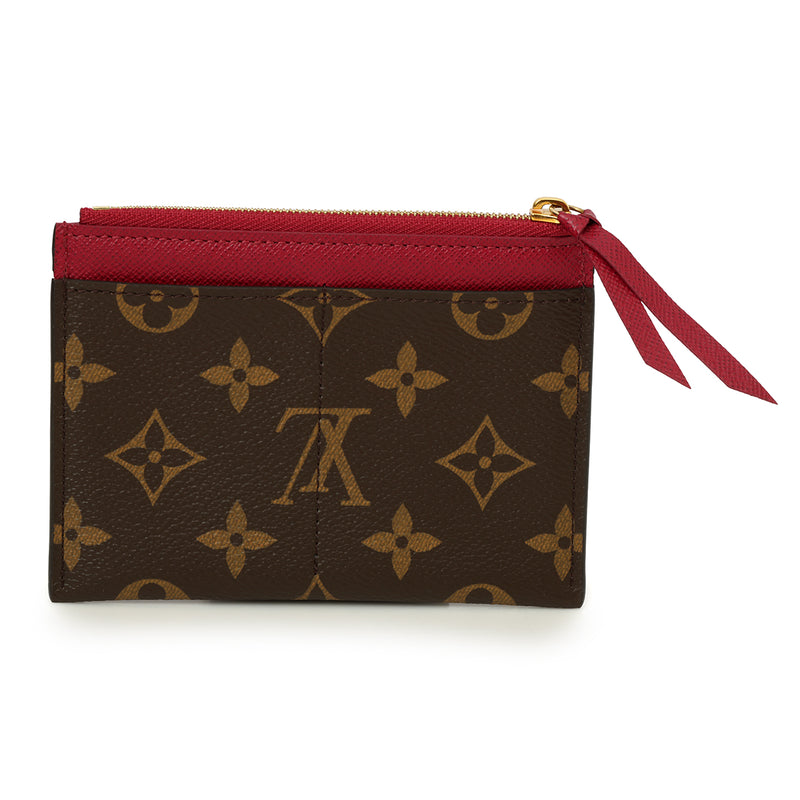 Monogram Zipped Cardholder One Size