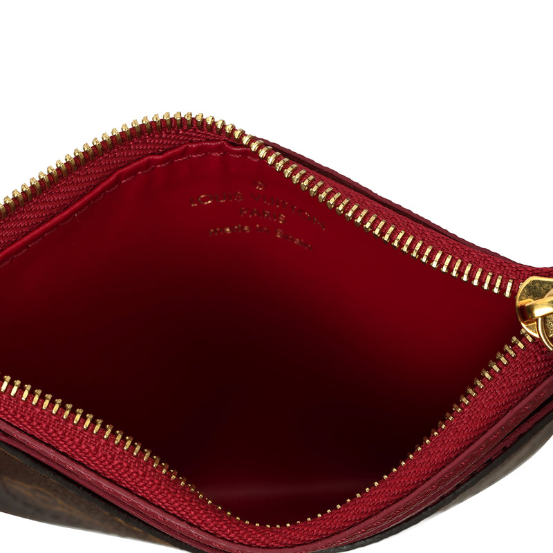 Monogram Zipped Cardholder One Size