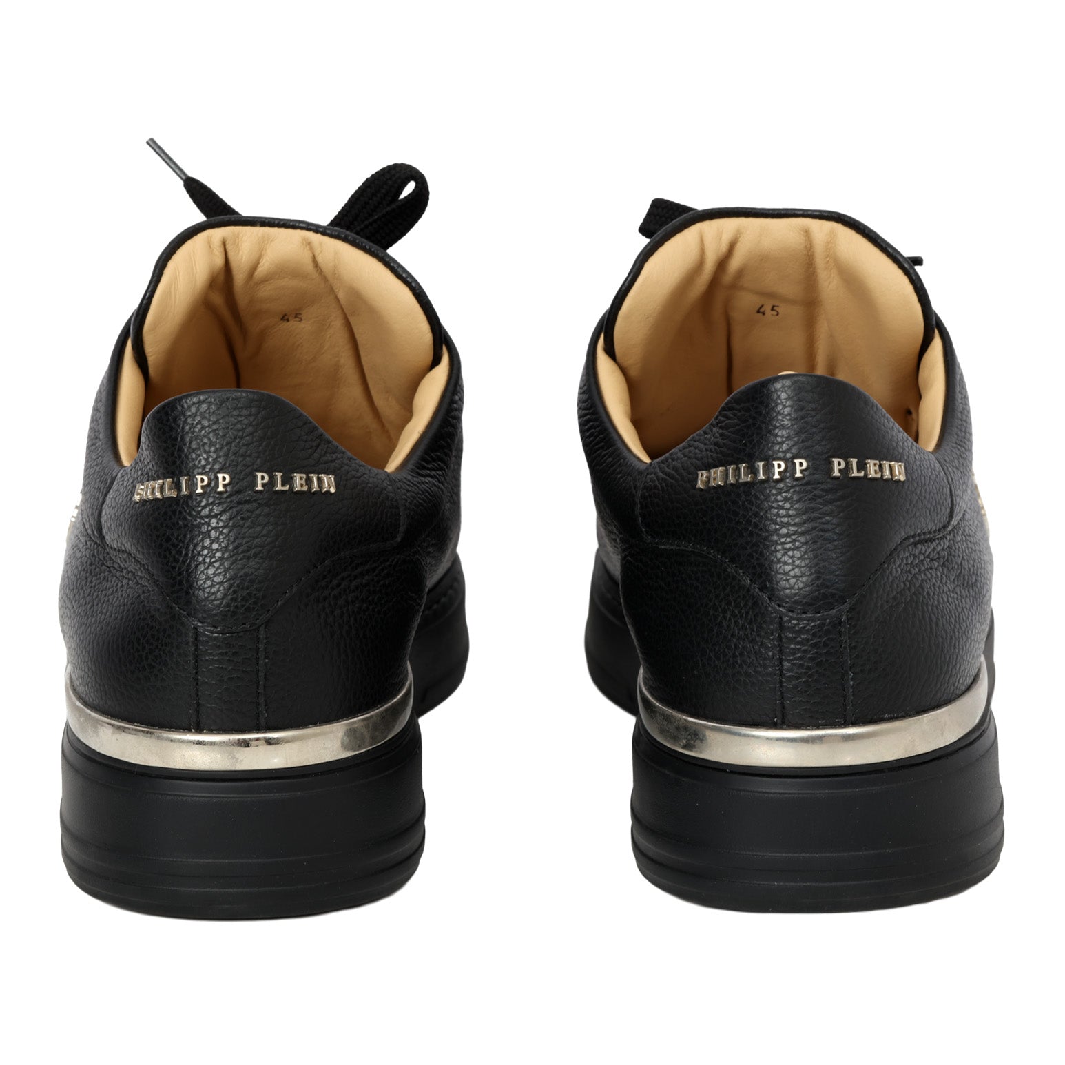 Leather Lo-Top Sneakers The $Skull TM Size-45
