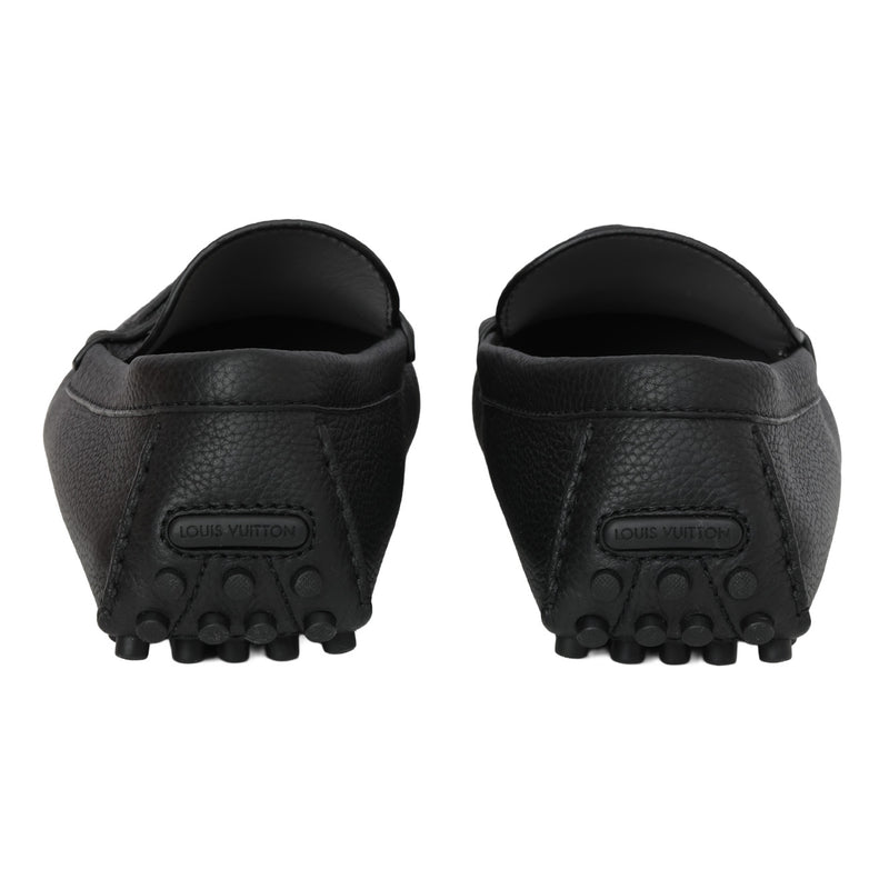 Men pre loved louis vuitton black hockenheim moccasin 11