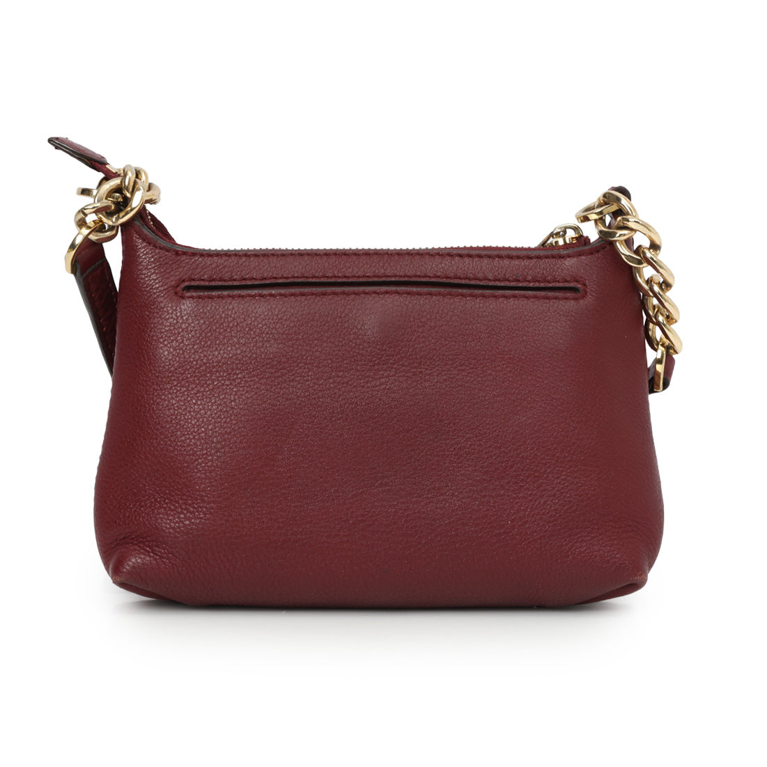 Wine Leather Crossbody Bag